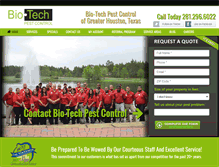 Tablet Screenshot of biotechpest.com